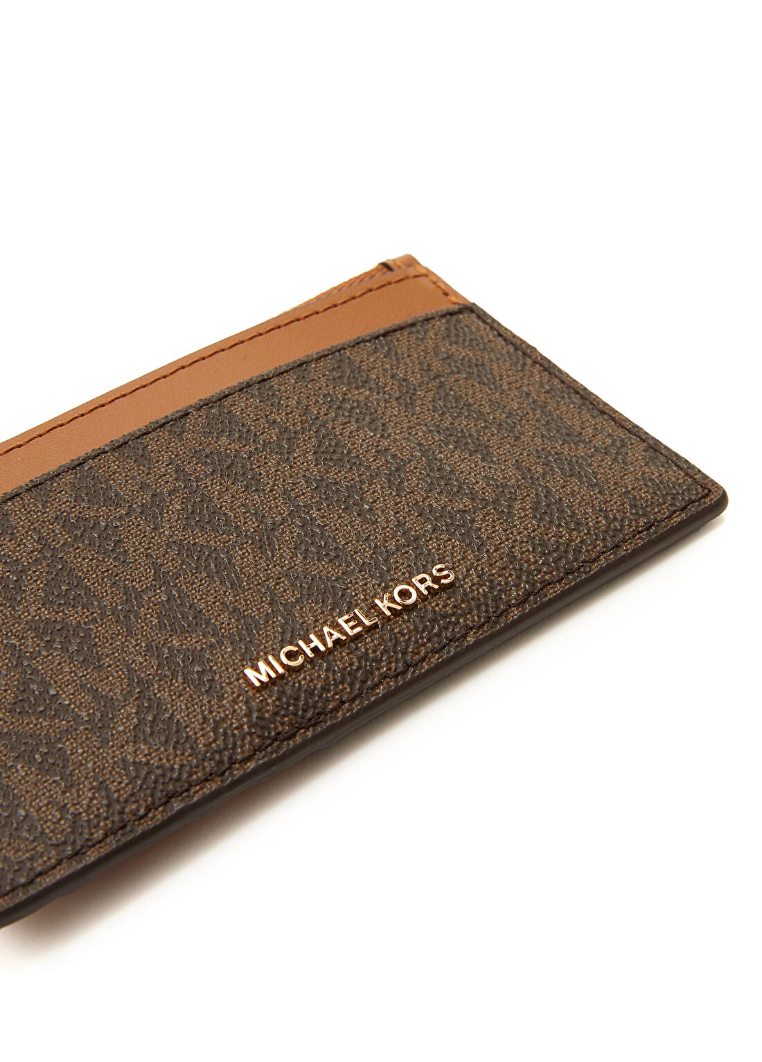 Michael Michael Kors Jet Set Kahverengi Taba Kadın Kartlık görsel 3