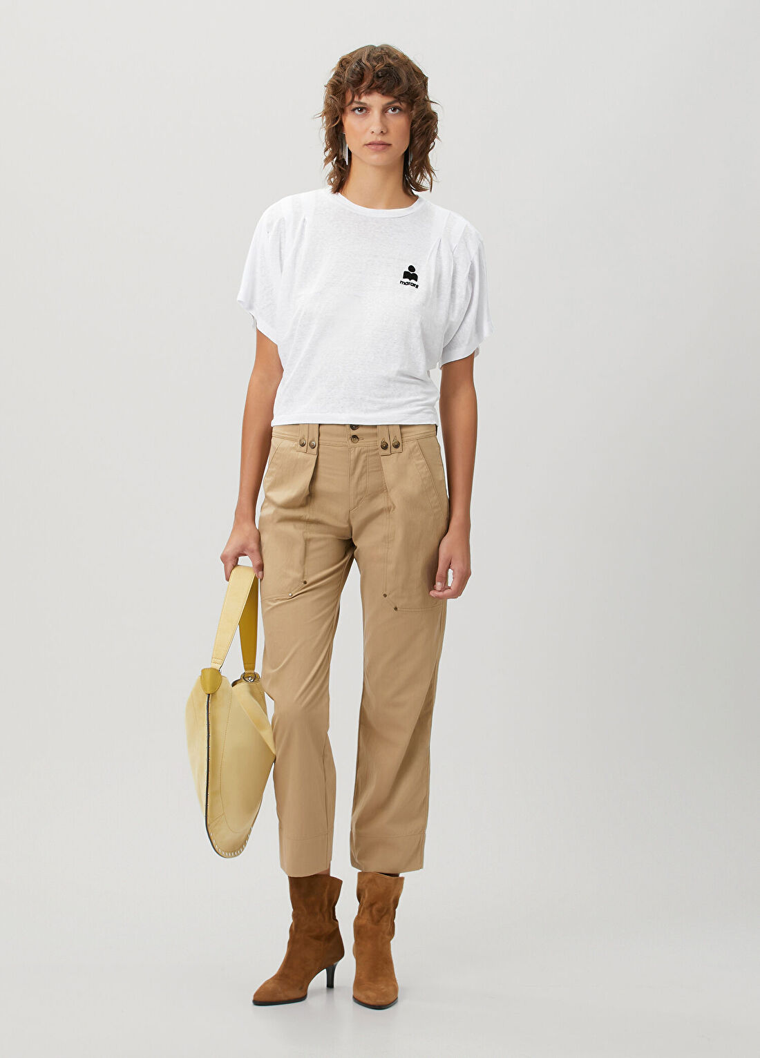 Isabel Marant Amandine Slim Straight Pantolon