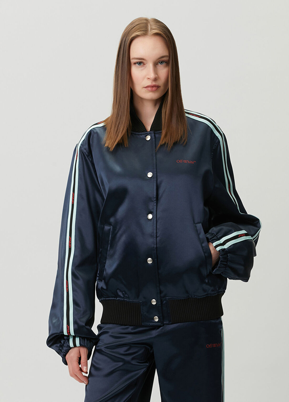 Off-White Lacivert Ceket