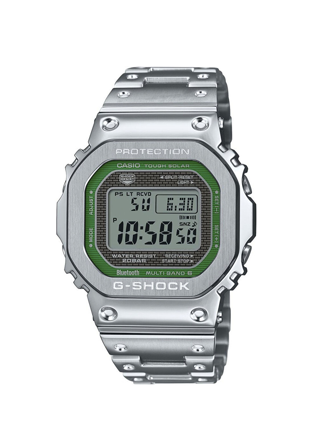 Casio G-Shock GMW-B5000D-3DR Gri Çelik Erkek Kol Saati