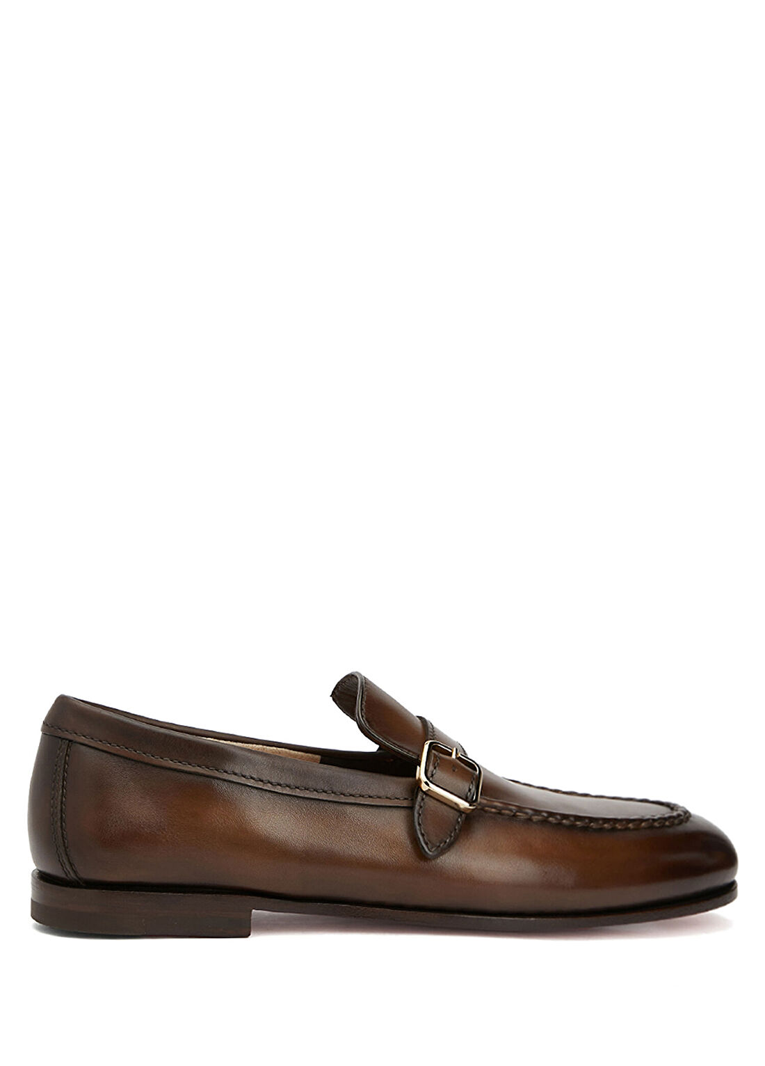 Santoni Carlos Kahverengi Erkek Deri Loafer