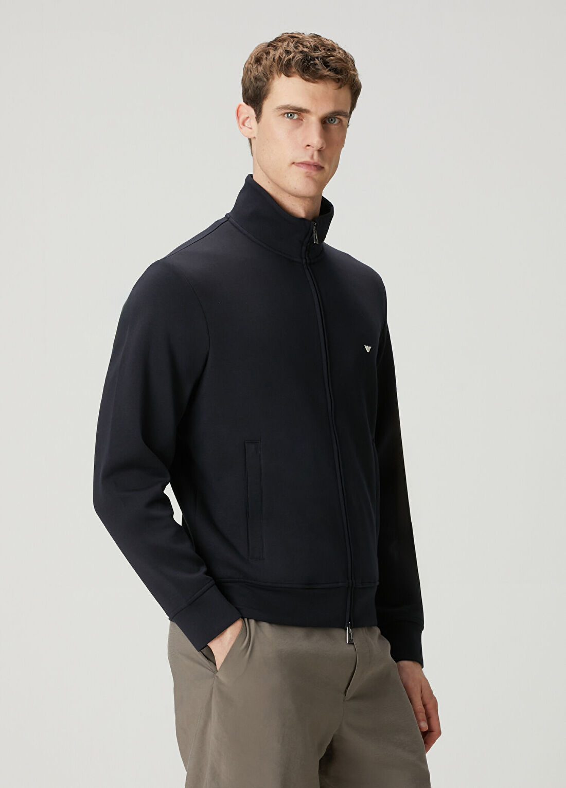 Emporio Armani Lacivert Sweatshirt görsel 3