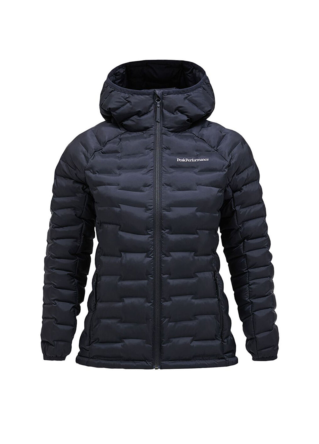 Peak Performance W Argon Light Siyah Kapüşonlu Kadın Mont