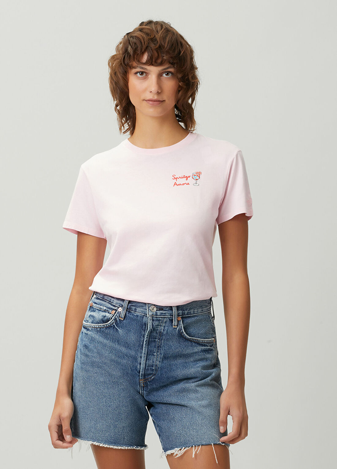 MC2 (Saint Barth) Emilie Pembe T-shirt görsel 3