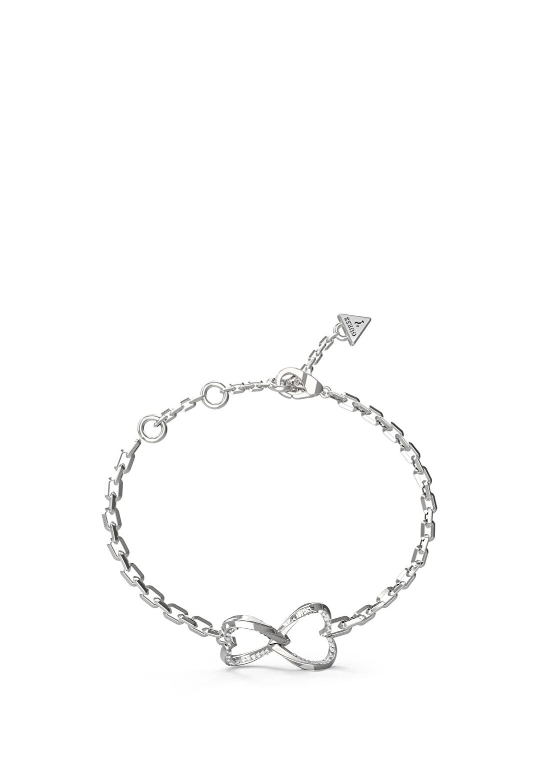 Guess JGUJUBB04618JWRHS Kalpli Metalik Gri Çelik Kadın Bileklik