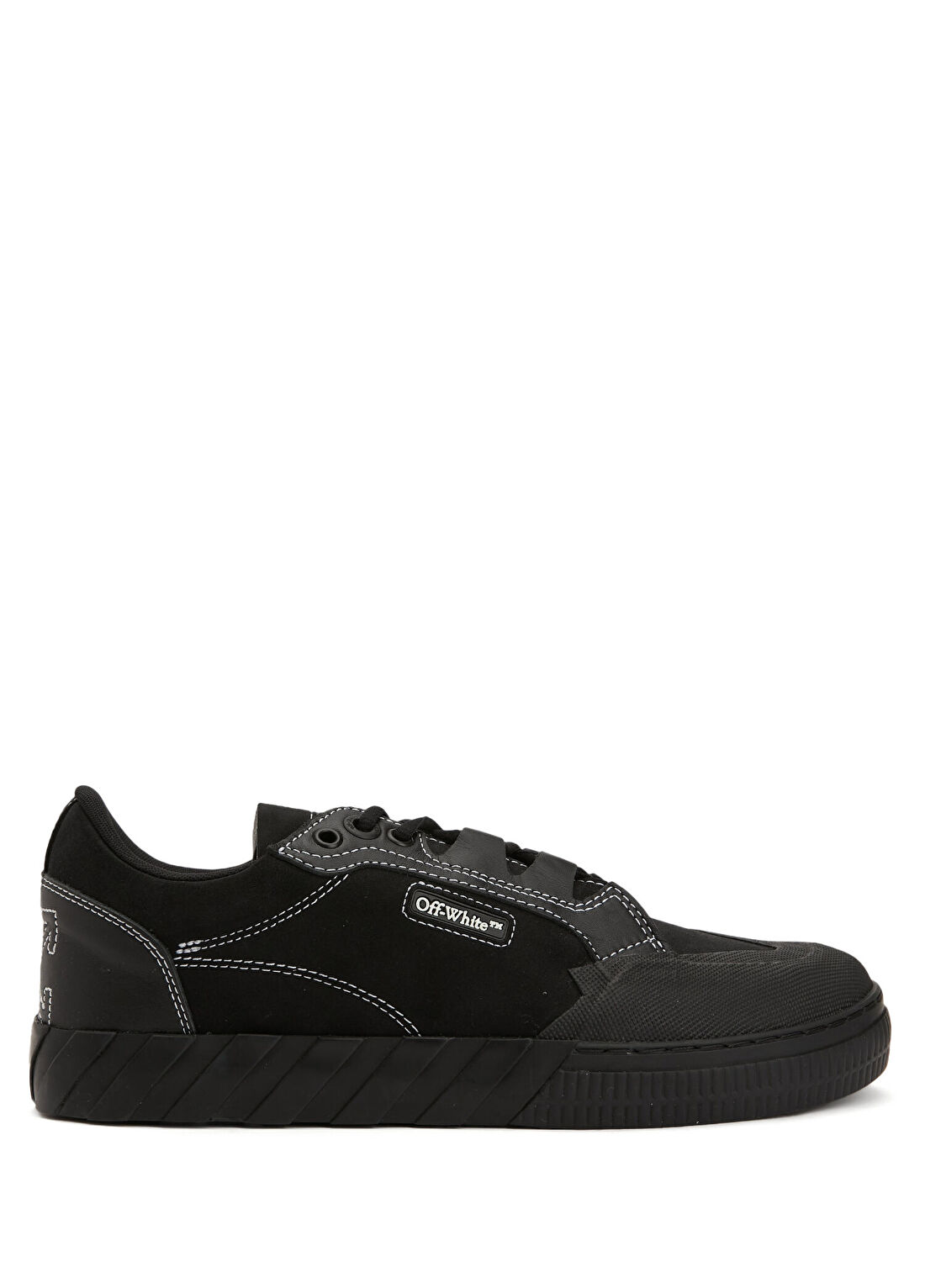 Off-White Siyah Erkek Deri Sneaker