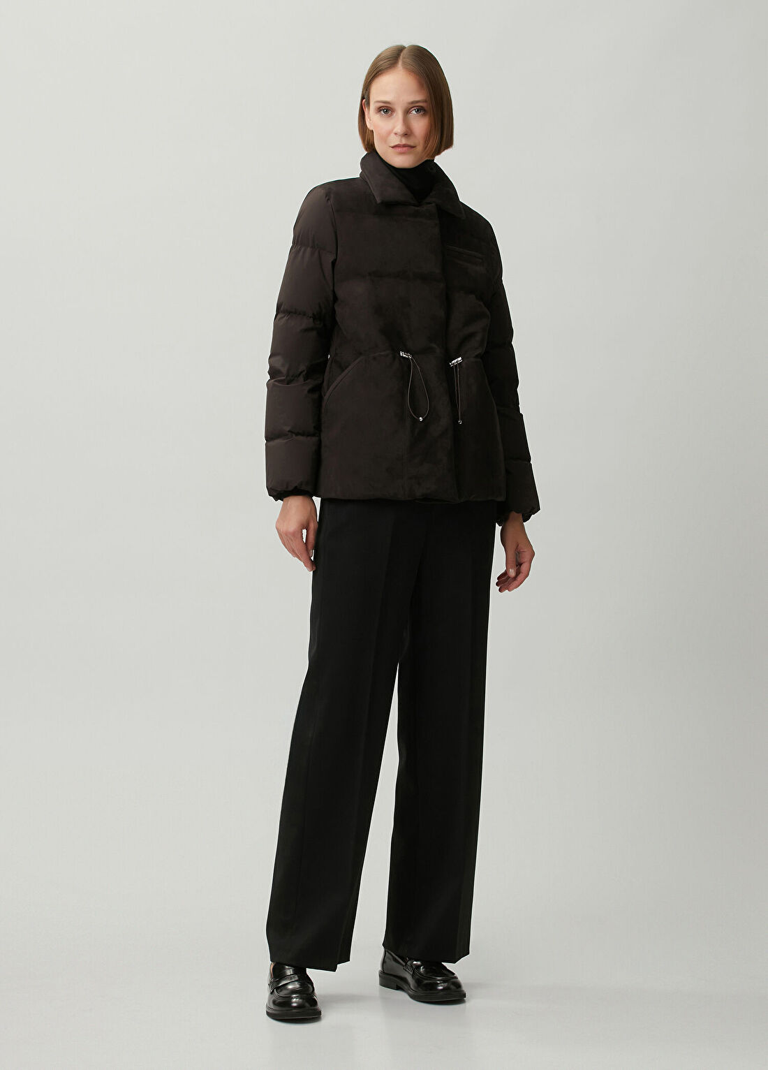 Kiton Koyu Kahverengi Mont görsel 2