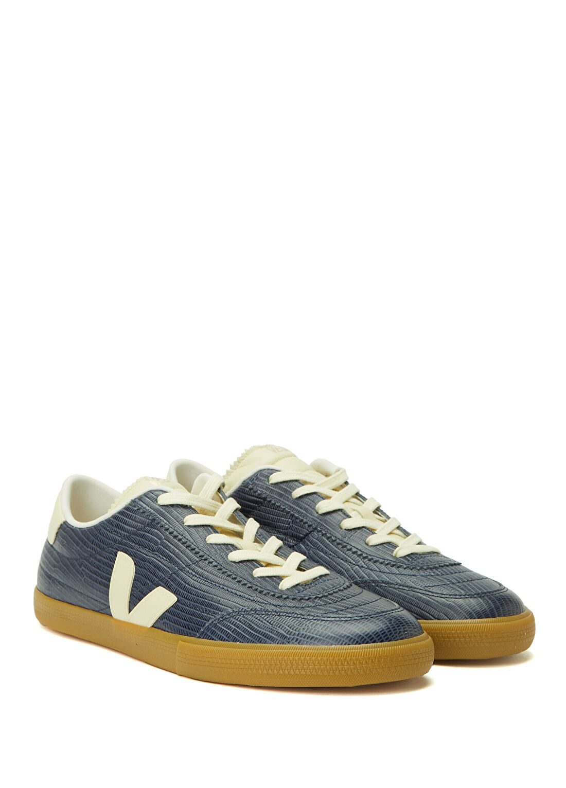 Veja Panenka Lacivert Erkek Deri Sneaker görsel 2