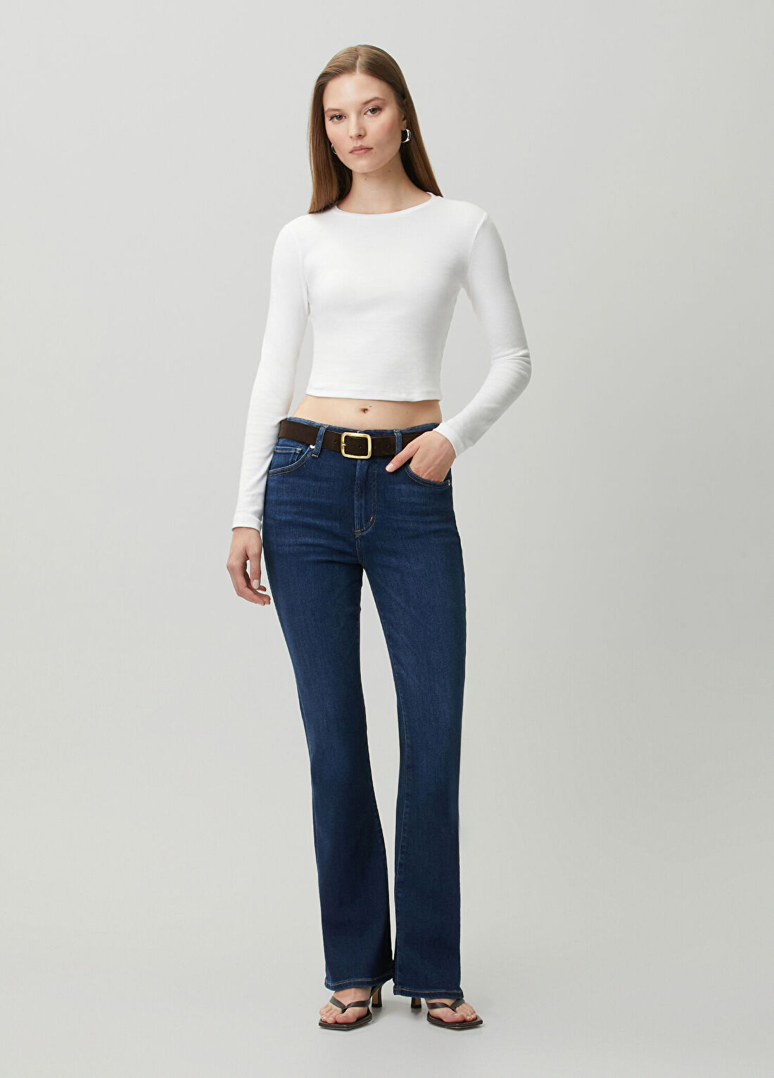 Citizens Of Humanity Lilah Lacivert Bootcut Jean Pantolon