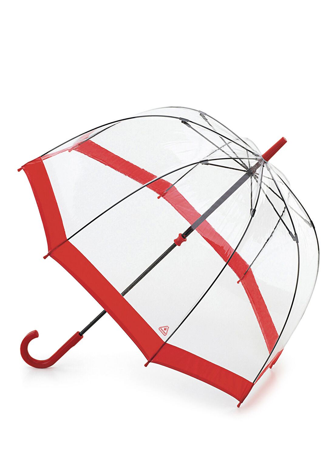 Fulton Birdcage® 1 Red Şeffaf Kadın Şemsiye