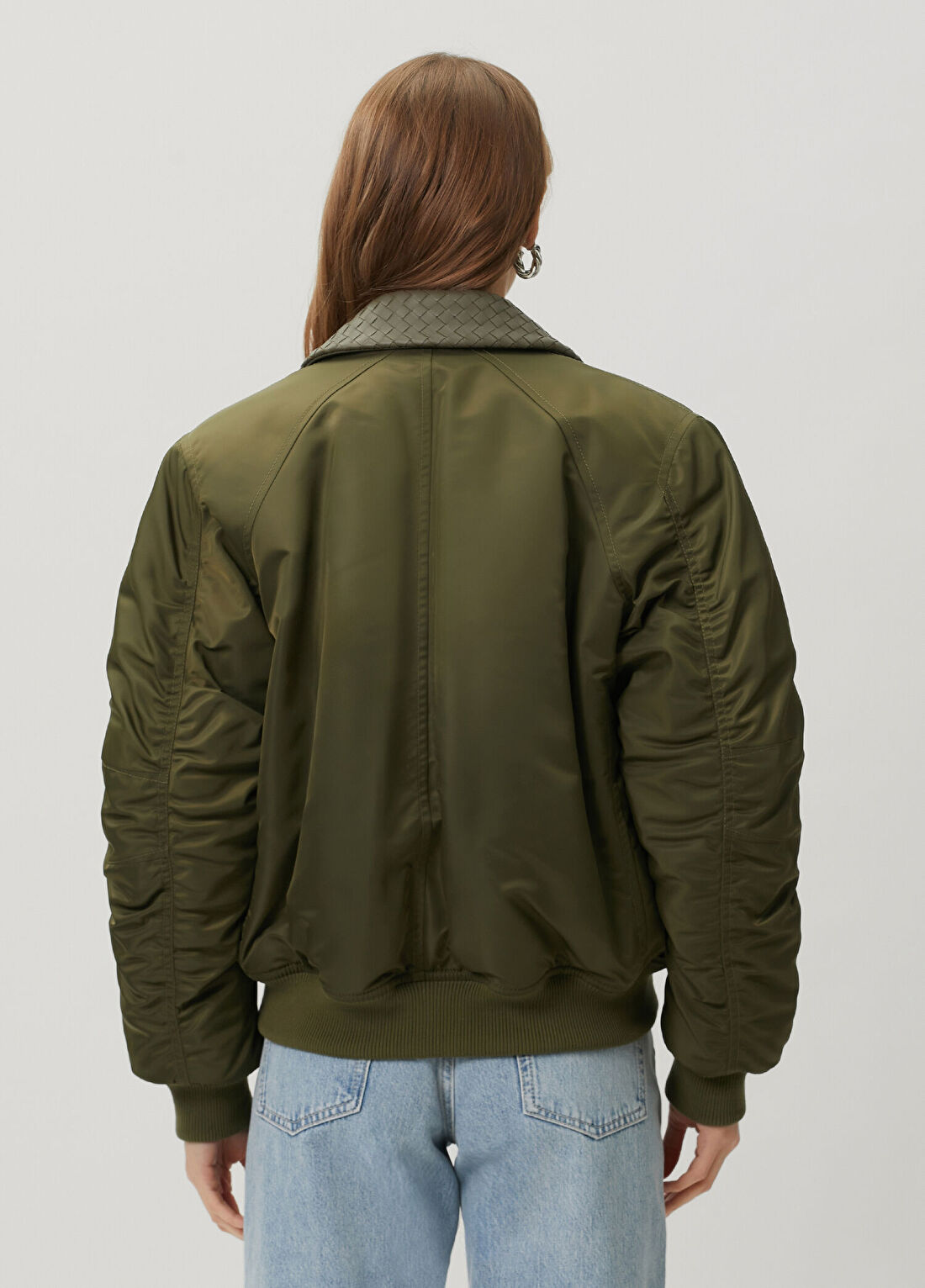 Bottega Veneta Yeşil Bomber Ceket görsel 4