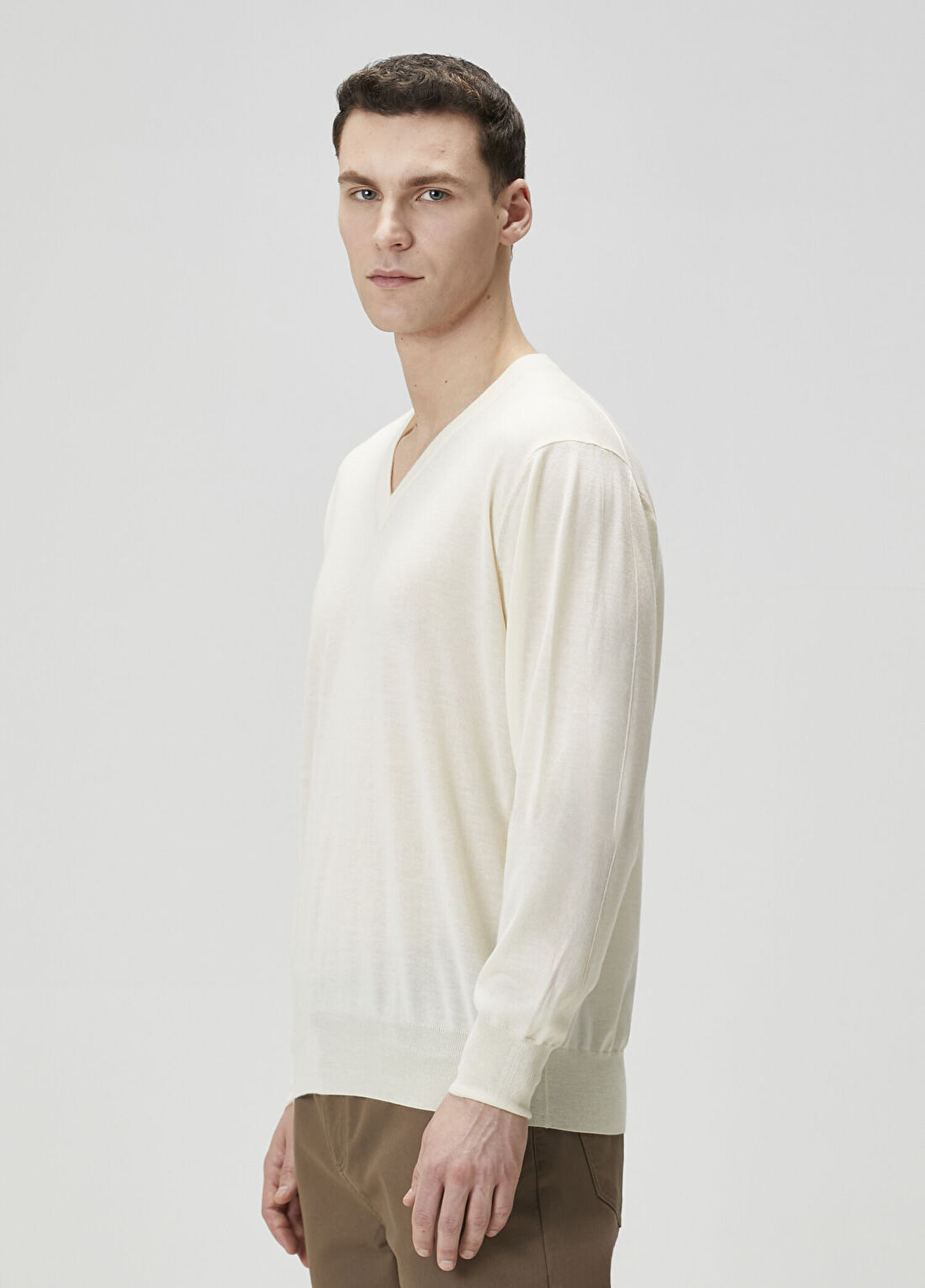 Tom Ford Krem Kaşmir Triko görsel 3