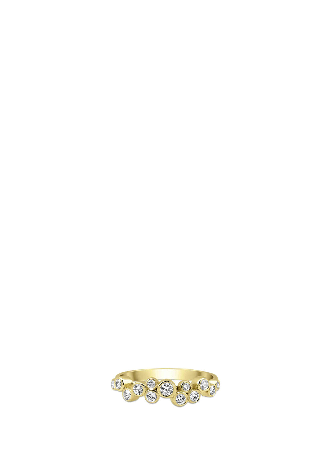 Mov Diamond Petite Pırlanta 14 Ayar Altın Kadın Yüzük