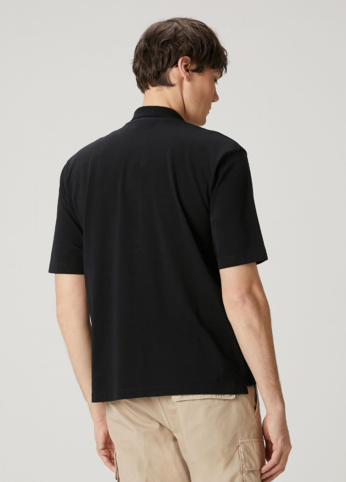 Dsquared2 Siyah Polo Yaka T-shirt görsel 4