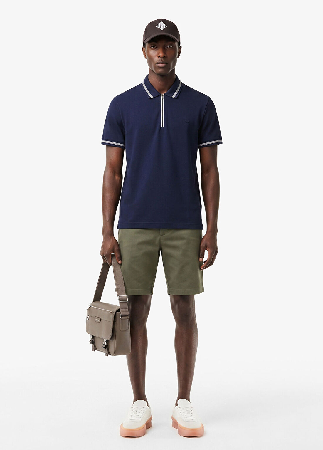 Lacoste Lacivert Regular Fit Polo Yaka Kısa Kollu Erkek T-Shirt görsel 4