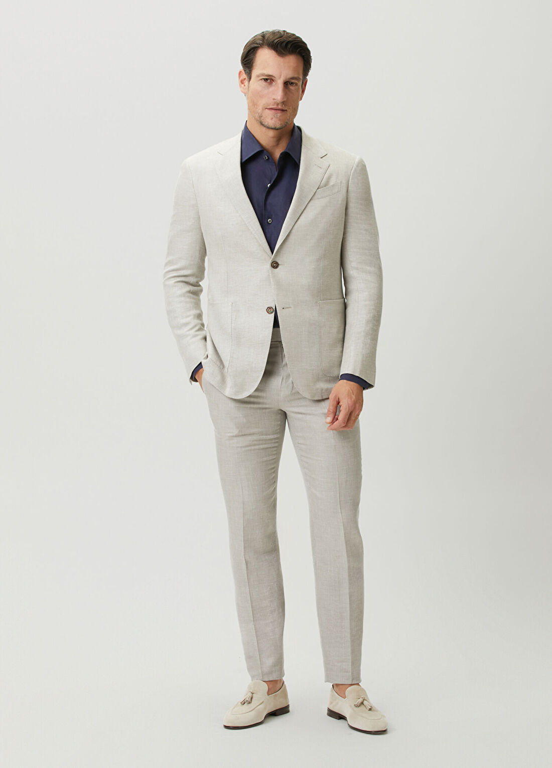 Zegna Açık Gri Pantolon
