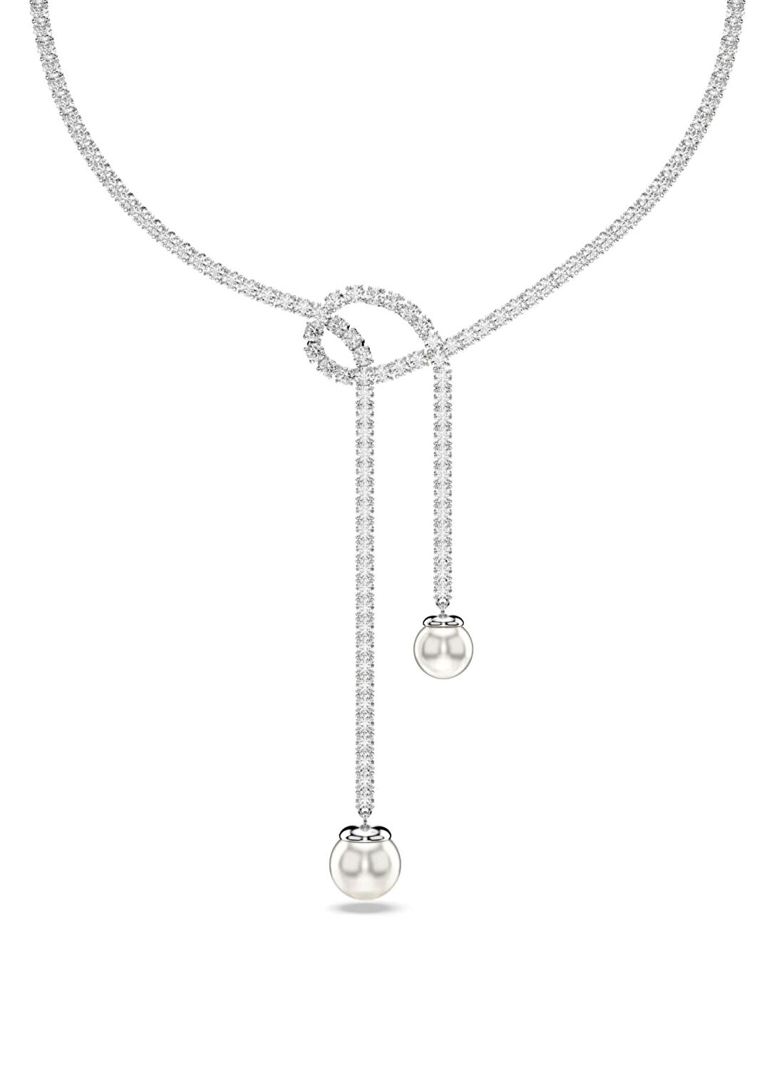 Swarovski Matrix Necklace Pearl White Rhs Kadın Kolye 5692416