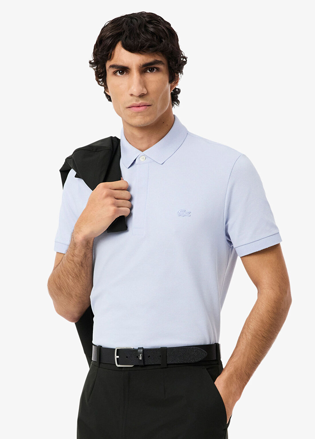 Lacoste Mavi Regular Fit Paris Polo Yaka Kısa Kollu Erkek T-Shirt