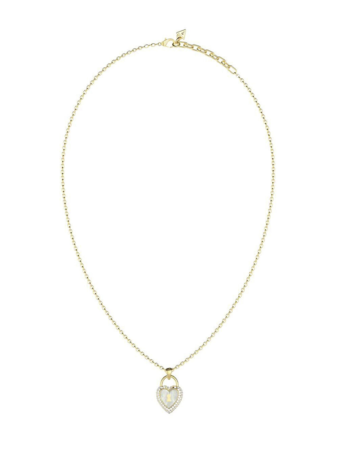 Guess JGUJUBN06063JWYGTU Kalpli Altın Rengi Çelik Kadın Kolye
