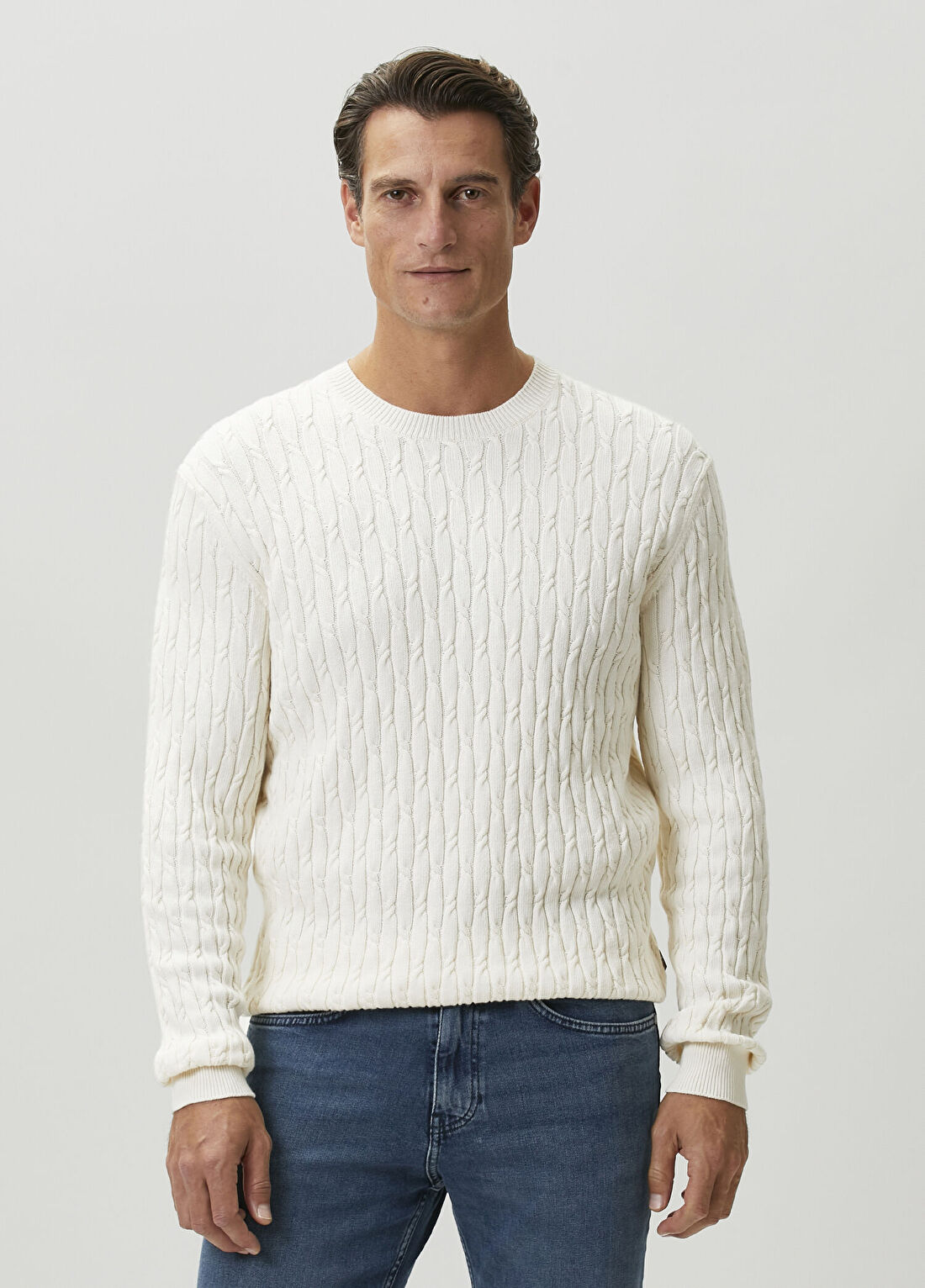 Boss Beyaz Sweatshirt