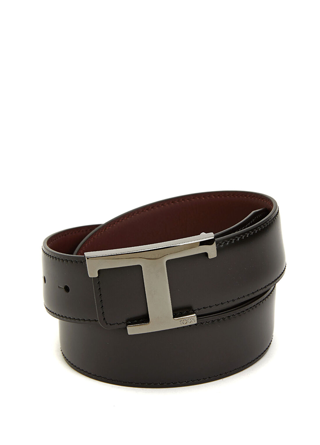 Tod's Siyah Logo Tokalı Erkek Deri Kemer