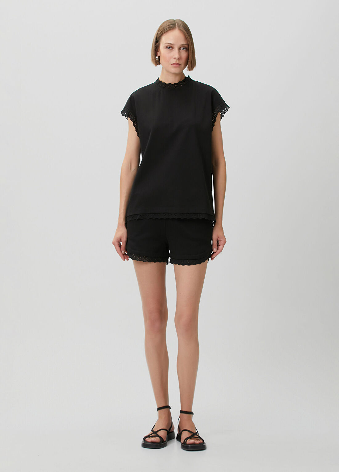 AllSaints Lele Siyah Şort