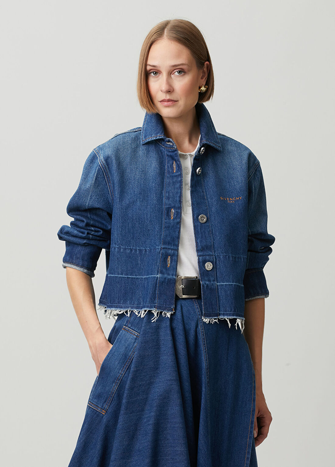 Givenchy Mavi Denim Gömlek