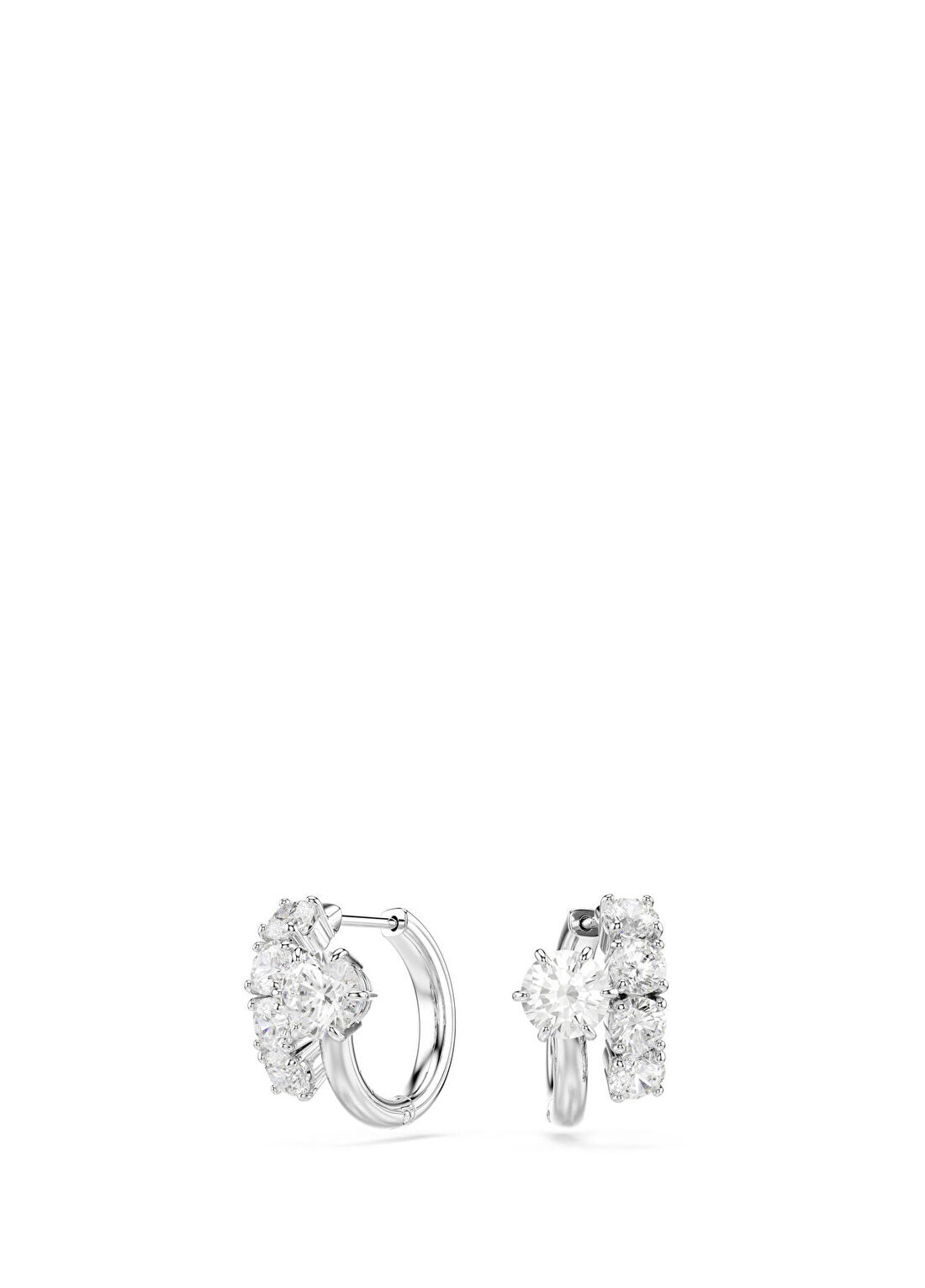 Swarovski Matrıx Pe Crash Whı/Rhs Kadın Küpe
