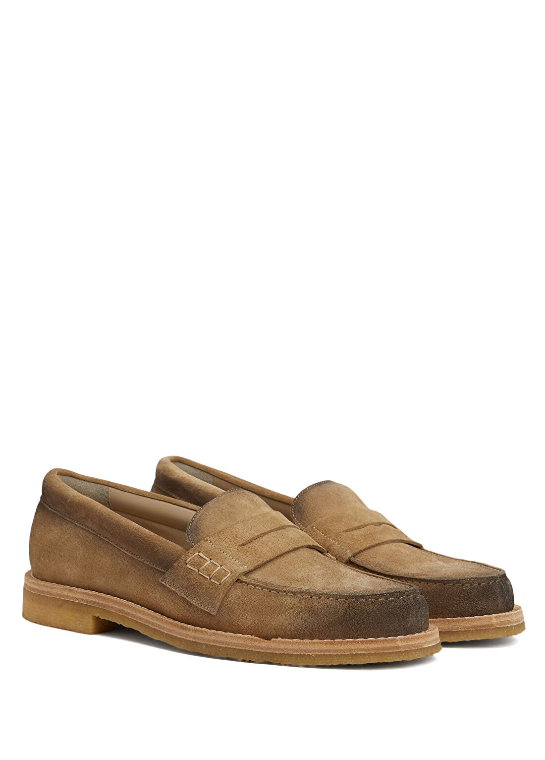 Golden Goose Bej Erkek Deri Loafer görsel 2