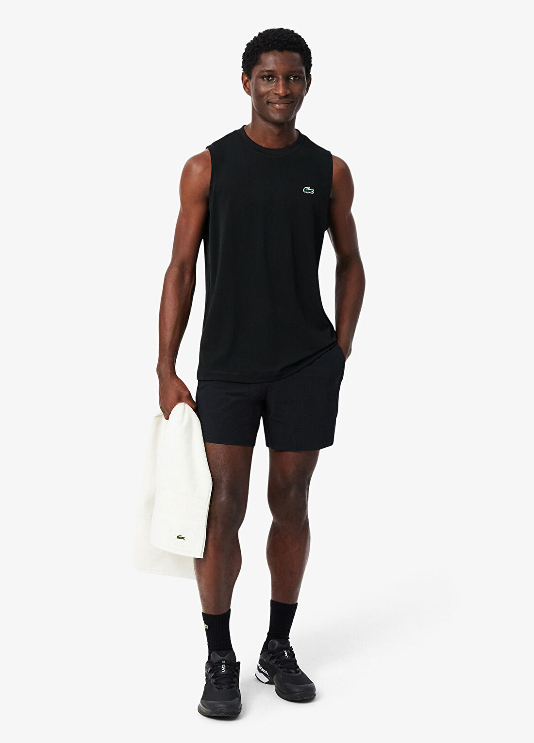 Lacoste Siyah Relaxed Fit Erkek Şort
