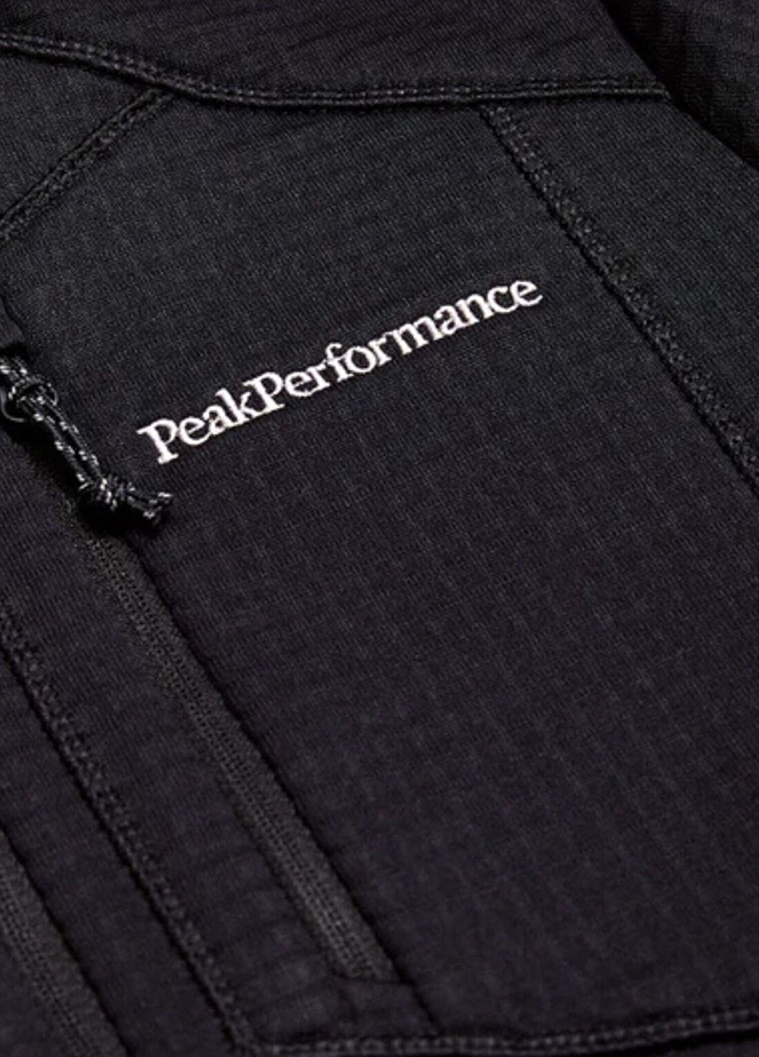 Peak Performance Trail Polartec Half Zip Fleece Siyah Kadın Spor Sweatshirt görsel 4