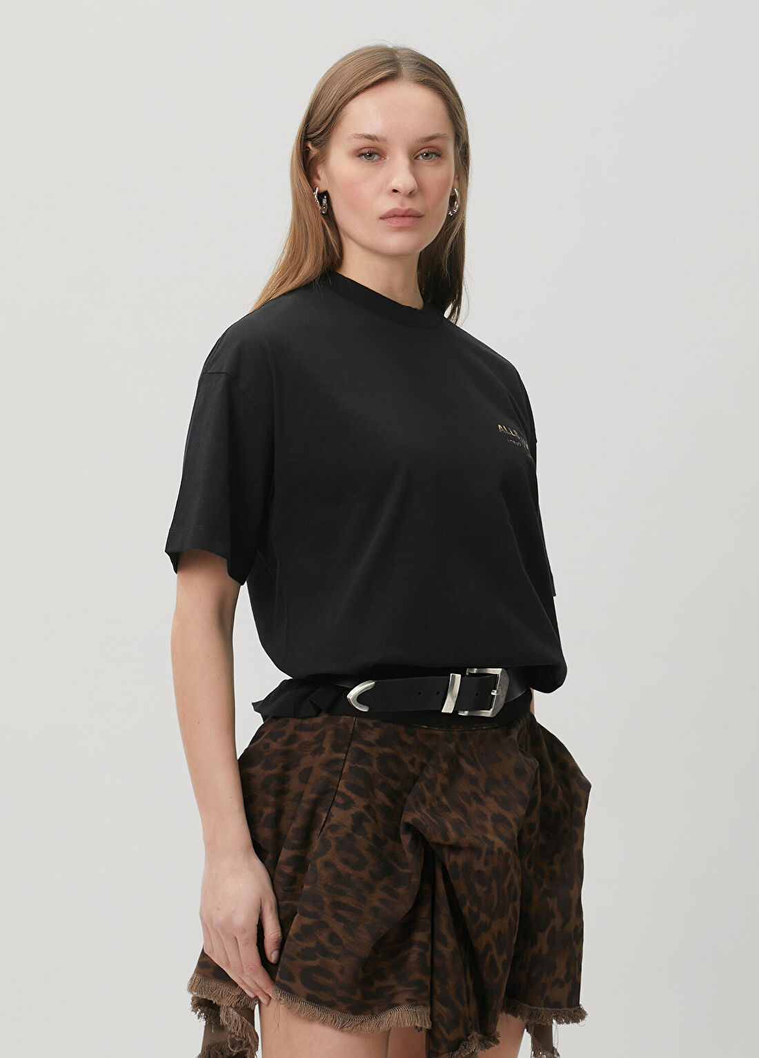 AllSaints Underground Etta Siyah T-shirt