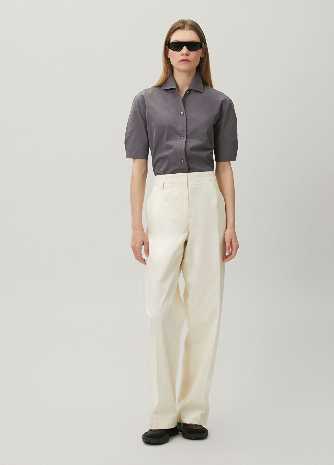 Jil Sander Ekru Pantolon