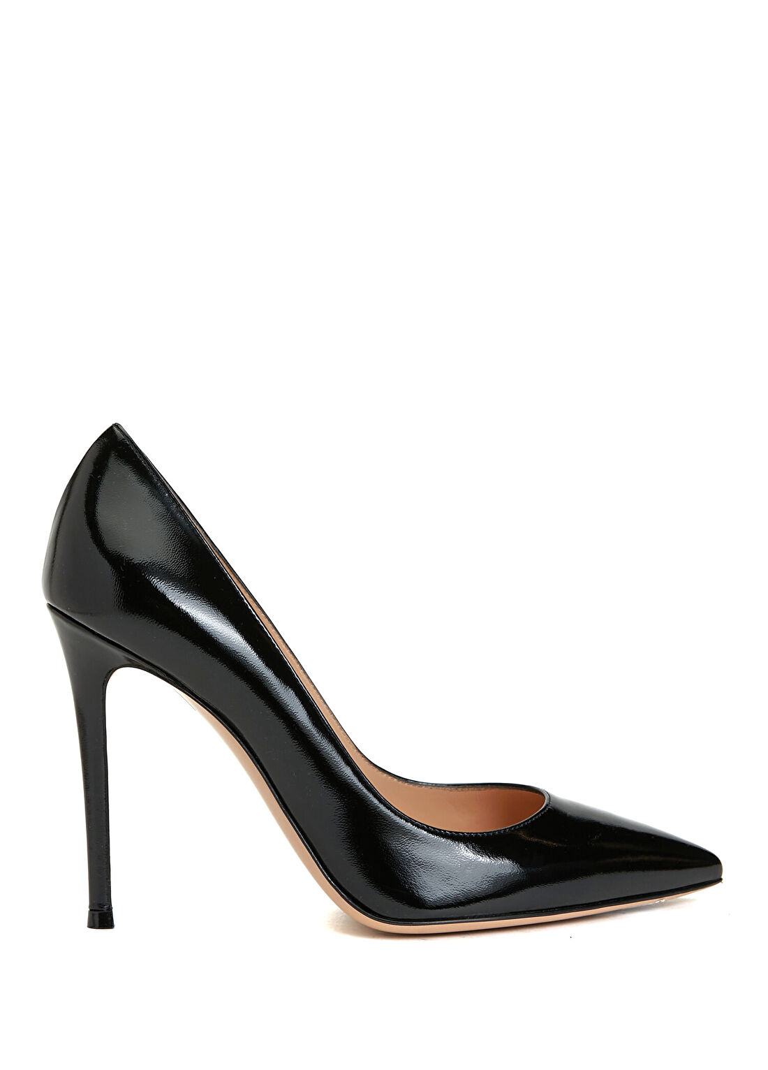 Gianvito Rossi Siyah Deri Stiletto