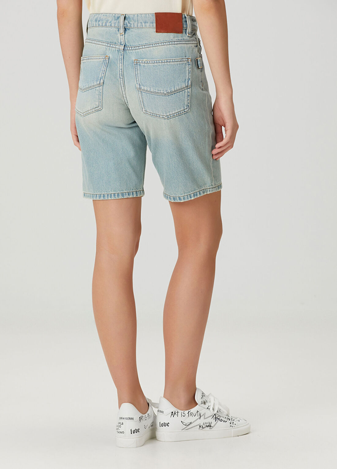 Zadig&Voltaire Sady Mavi Denim Şort görsel 4