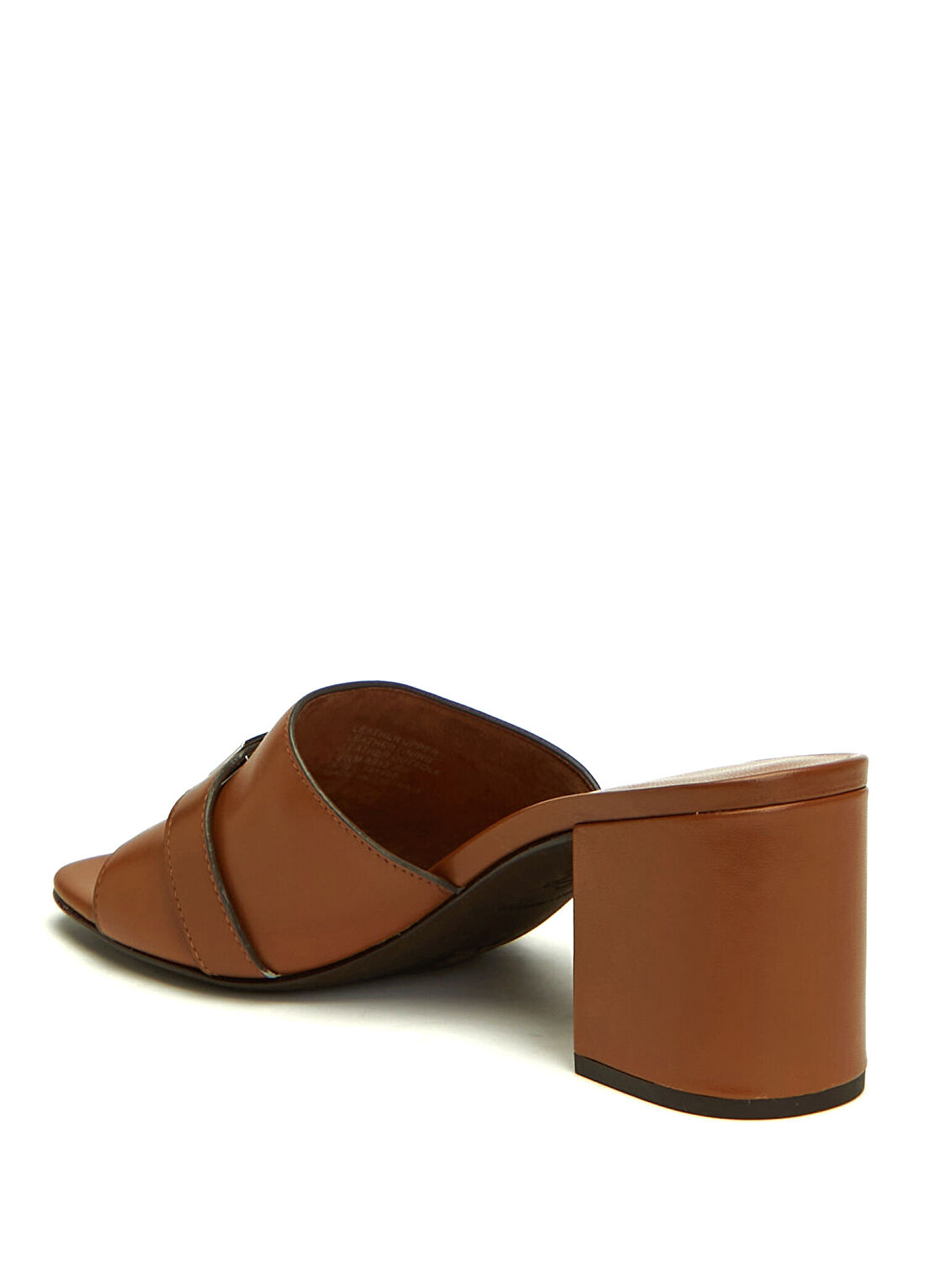 Tory Burch LeeLee Camel Kadın Deri Terlik görsel 3