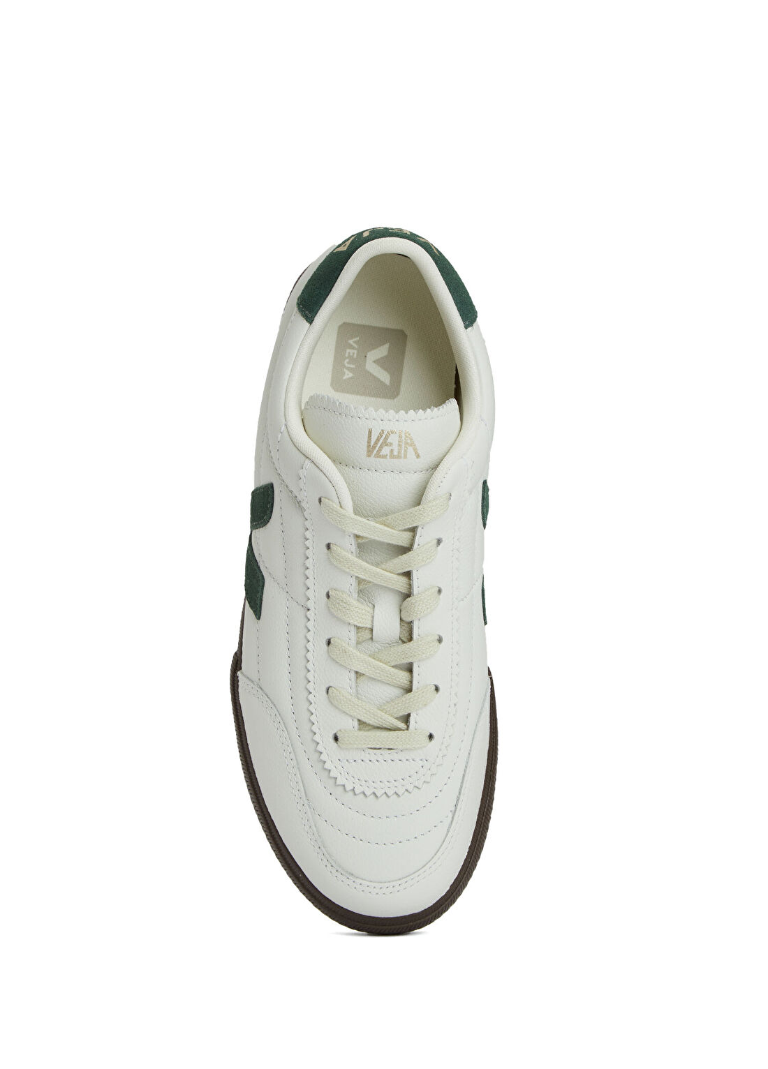 Veja Panenka O.T. Beyaz Yeşil Kadın Deri Sneaker görsel 4