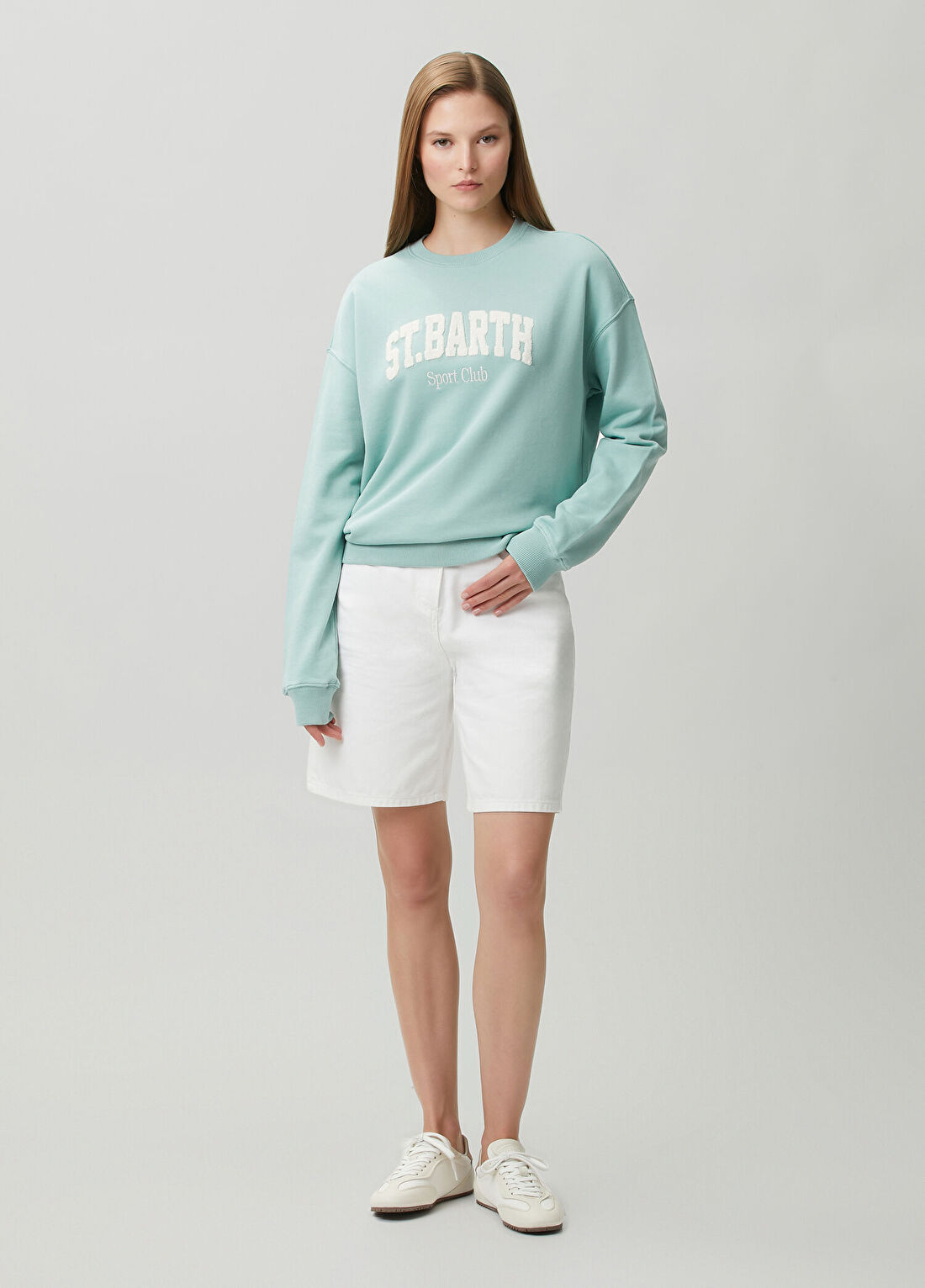 MC2 (Saint Barth) Stardust Yeşil Sweatshirt görsel 2