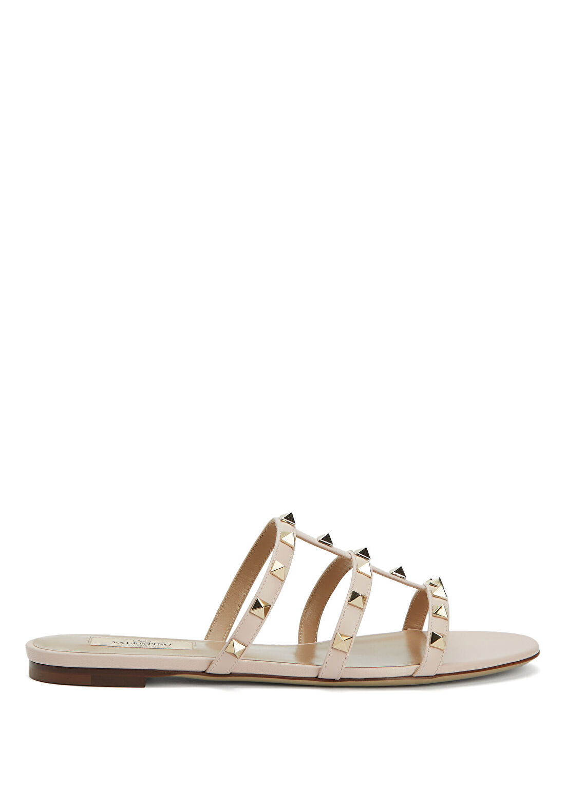 Valentino Garavani Rockstud Pudra Kadın Deri Terlik