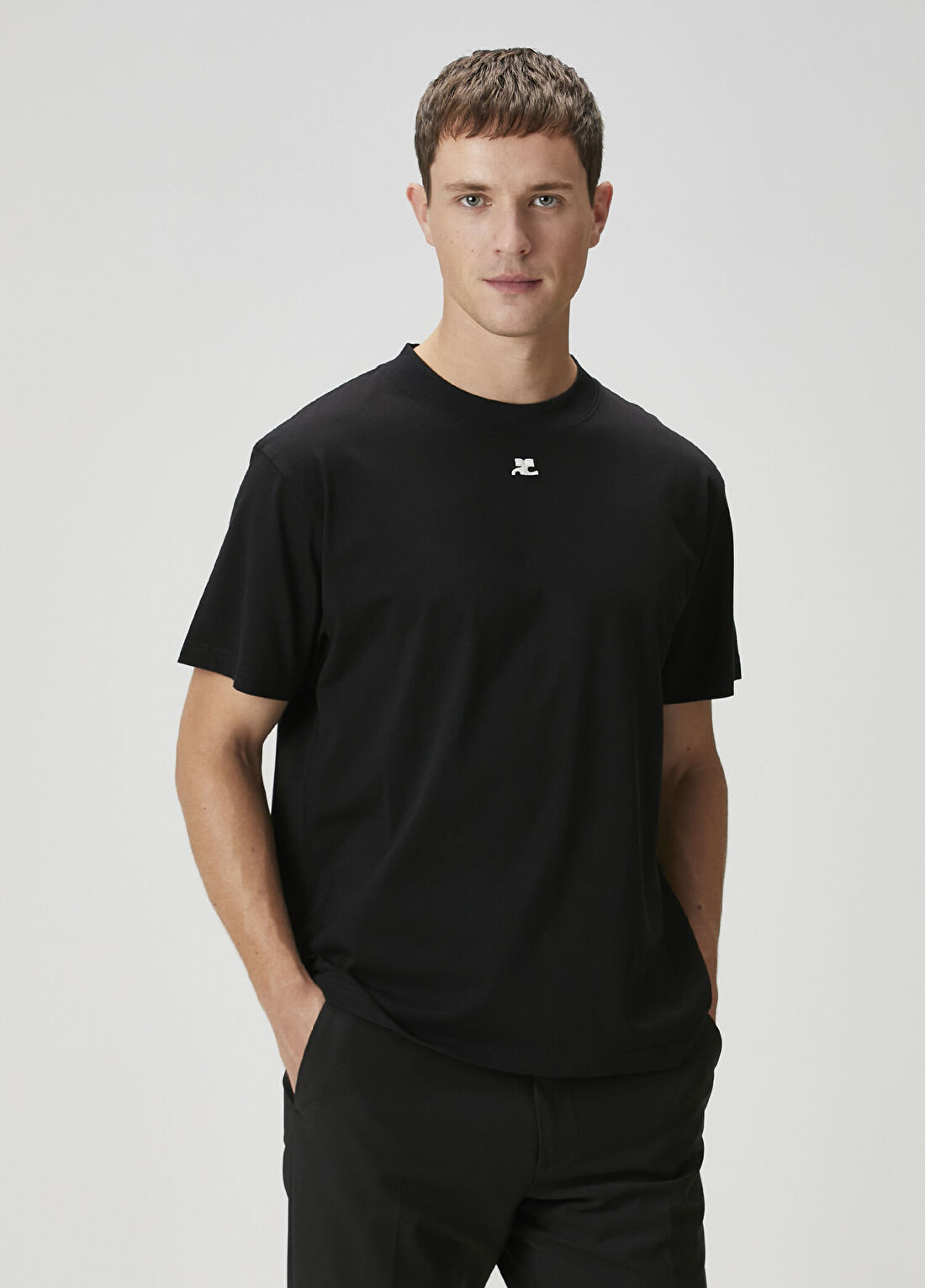 Courreges Siyah T-shirt