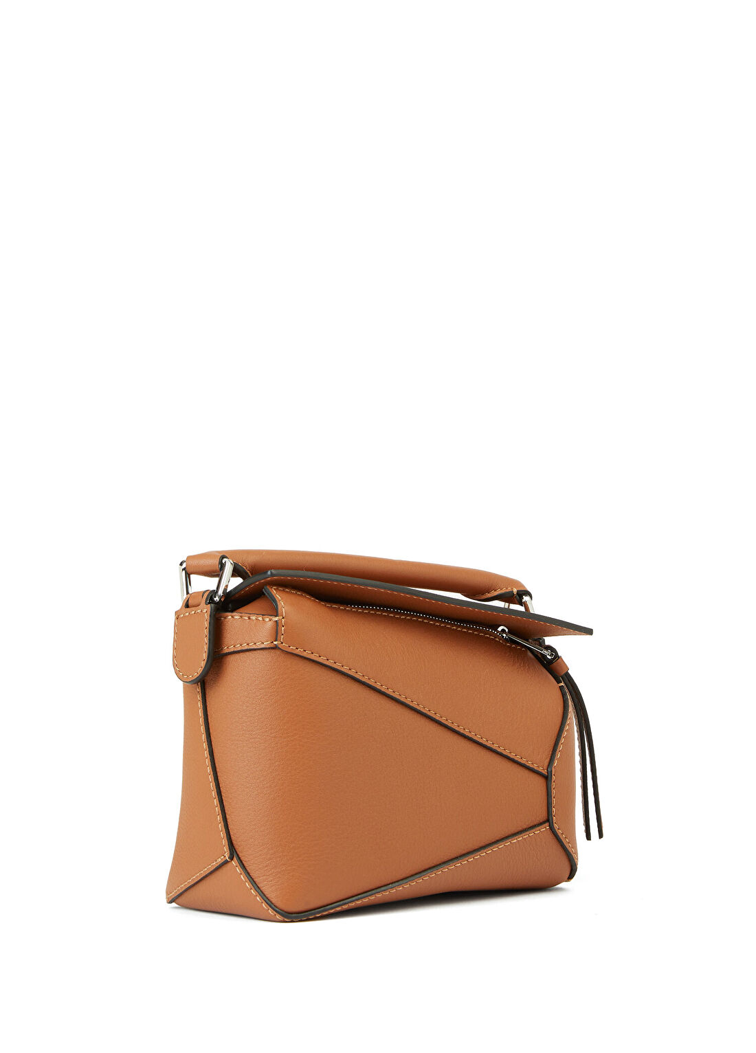 Loewe Mini Puzzle Taba Kadın Deri Çanta görsel 3