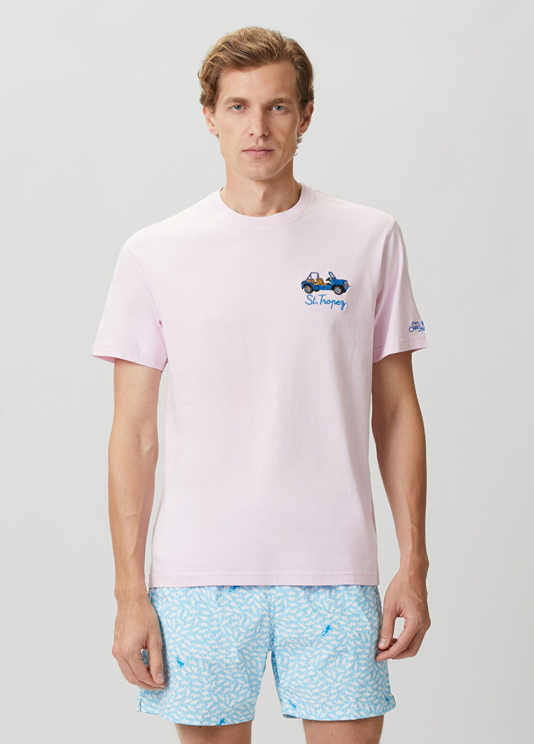 MC2 (Saint Barth) Pembe Slogan Baskılı T-shirt