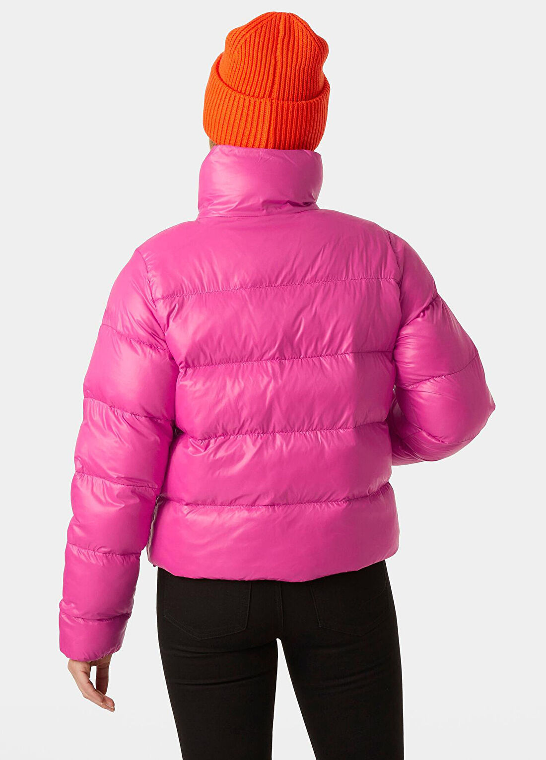 Helly Hansen W Jade Puffer Pembe Kadın Mont görsel 3
