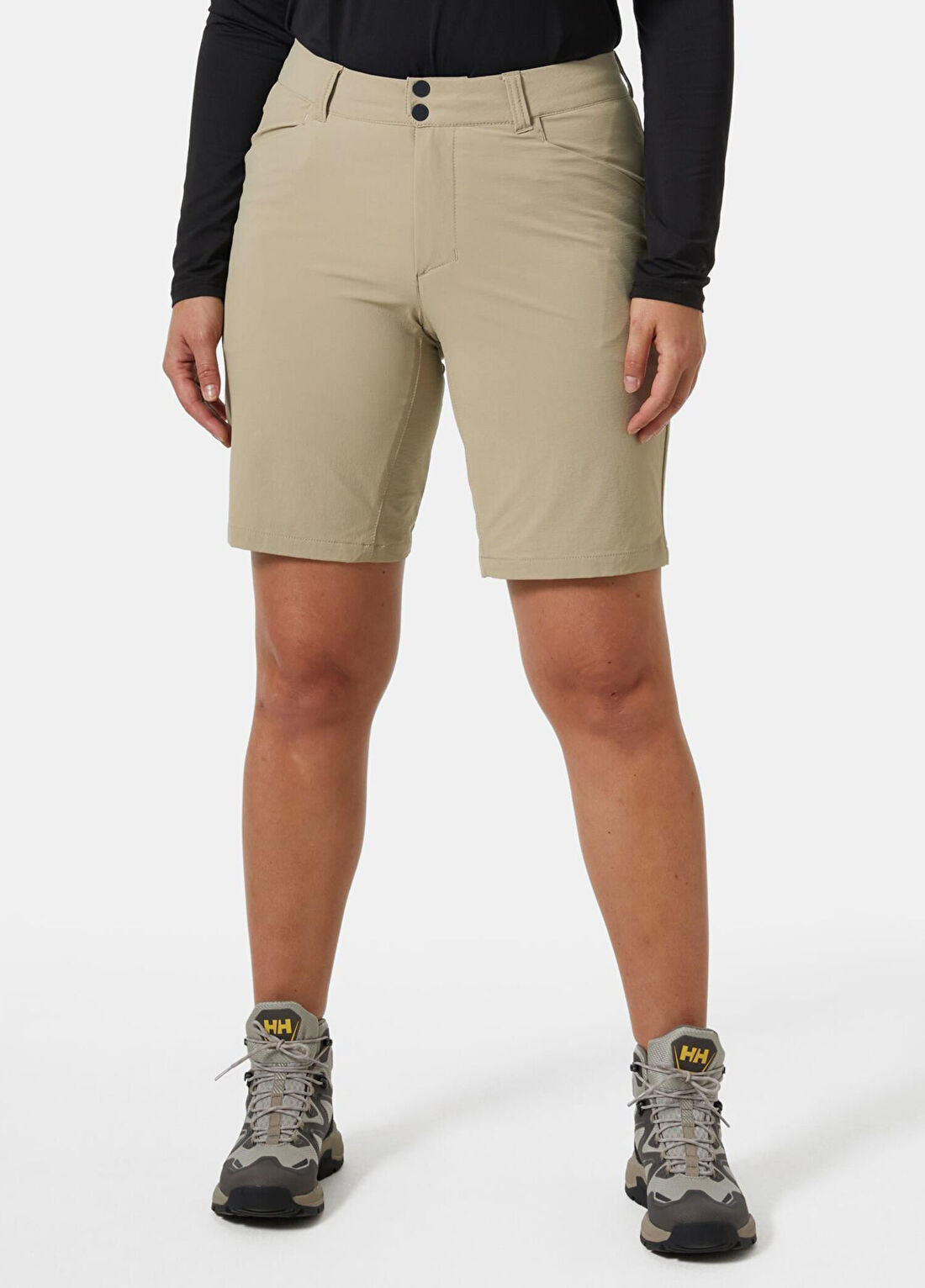 Helly Hansen W Brona Softshell Pebble Erkek Şort görsel 2