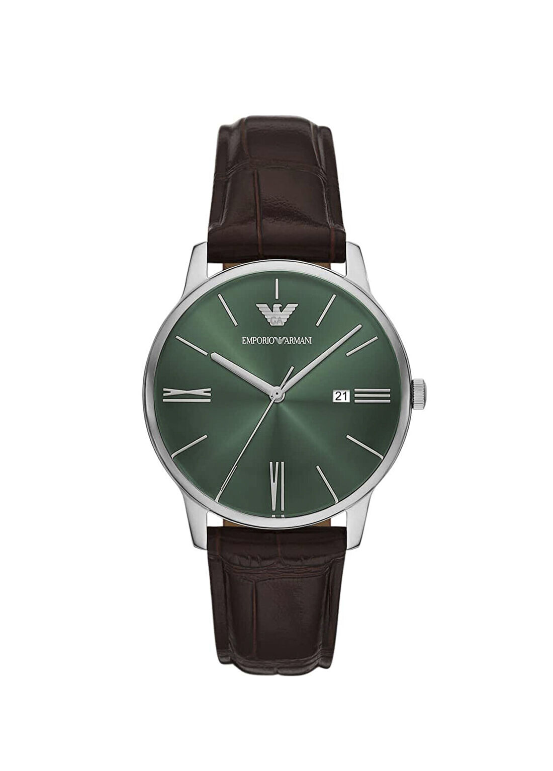 Emporio Armani AR11672 Kahverengi Deri Erkek Kol Saati