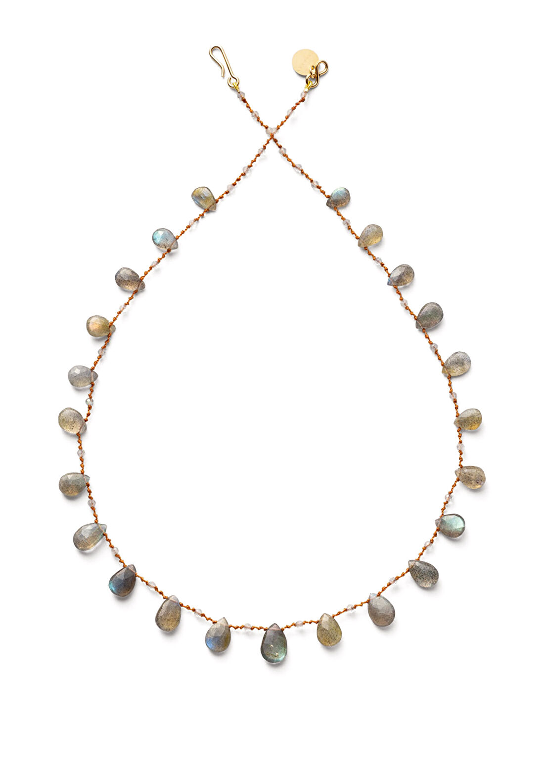 Ivarene Odin DB Labradorite Gri Kadın Kolye