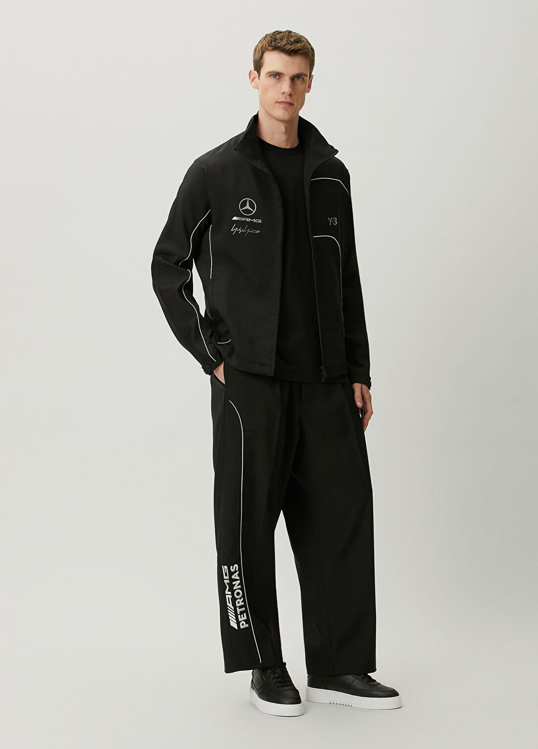 Y-3 Mercedes Track Siyah Ceket görsel 2