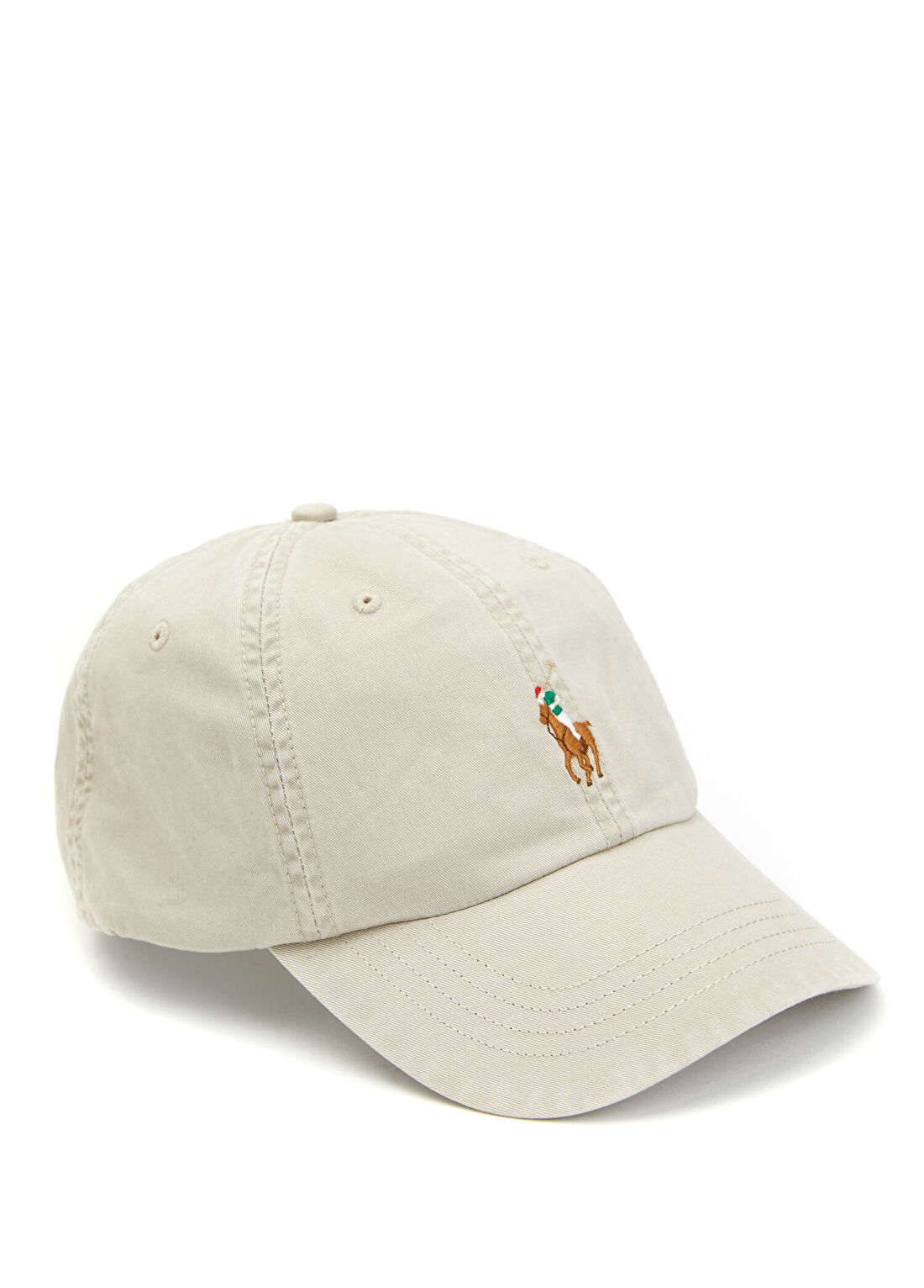 Polo Ralph Lauren Bej Logolu Erkek Şapka