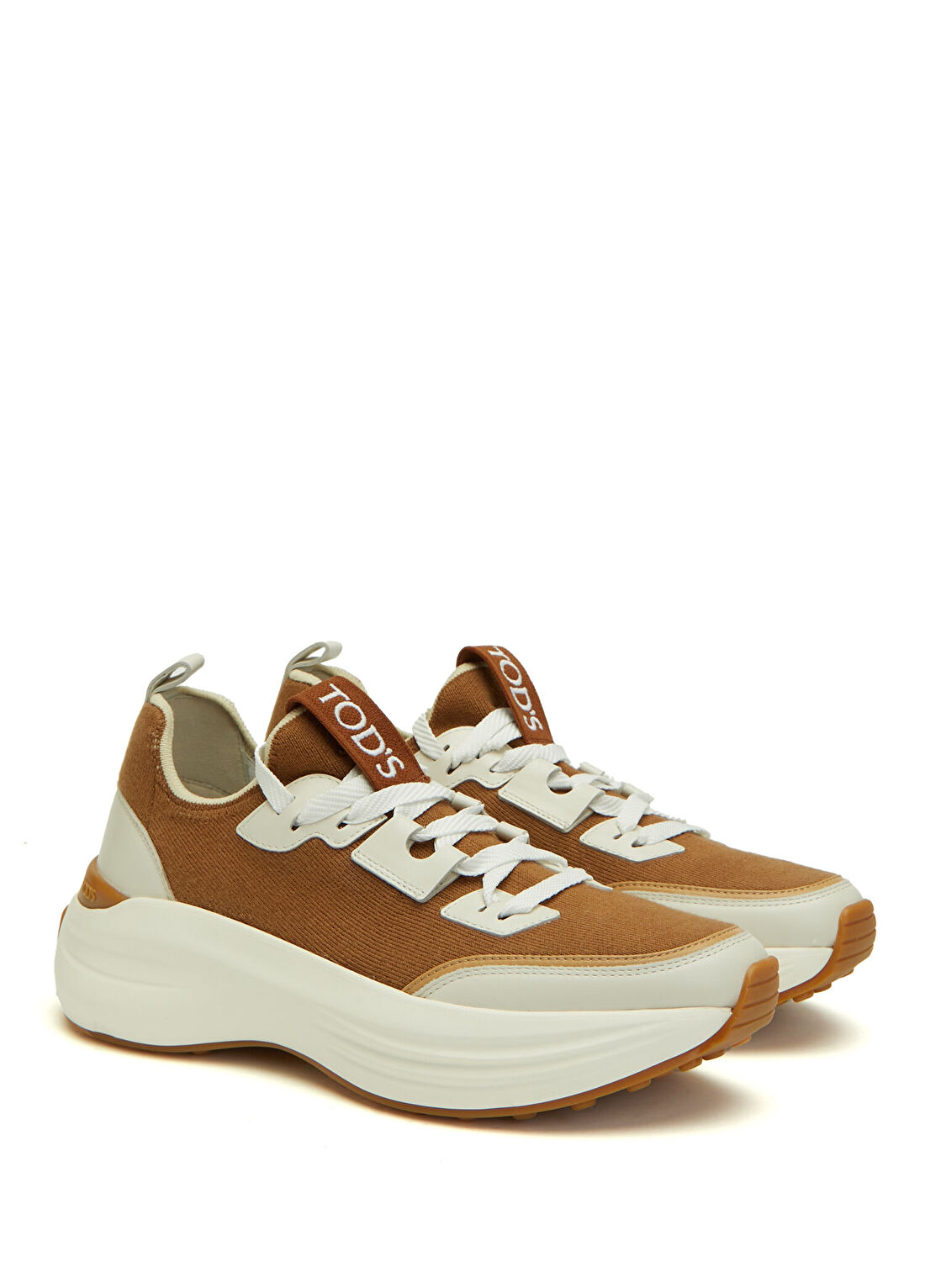 Tod's Bej Kahve Kadın Sneaker görsel 2
