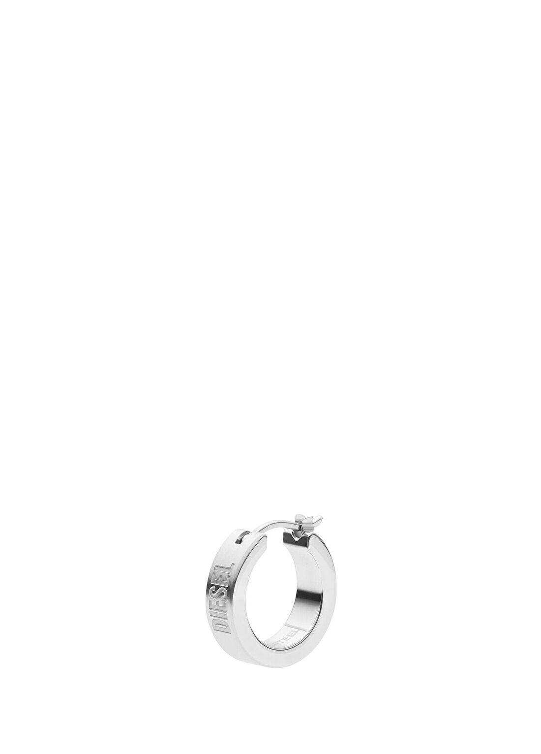 Diesel DJDX1639-040 Diesel Font Metalik Gri Çelik Erkek Küpe
